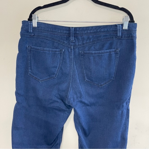 A.N.A Navy Blue Butter Soft Zip Closure Jeggings, Size 12 (fits like a 14) - Picture 6 of 8